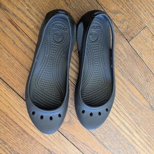 CROCS Black Slip-On Shoes